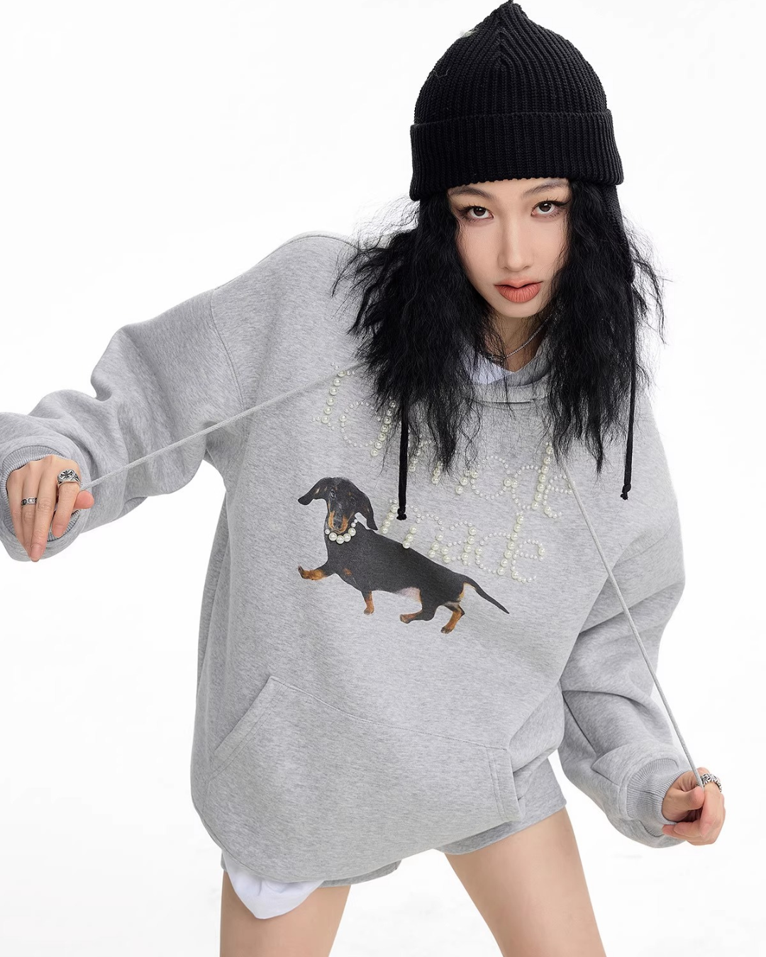 Pearl Logo Dog Hoodie