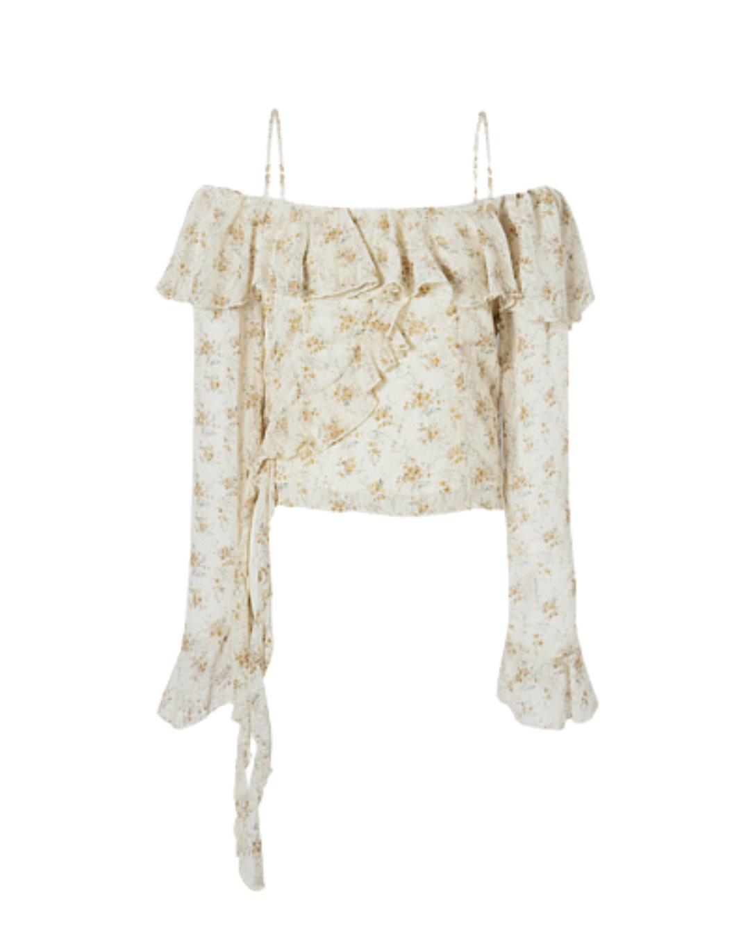 Floral Chiffon Shirt