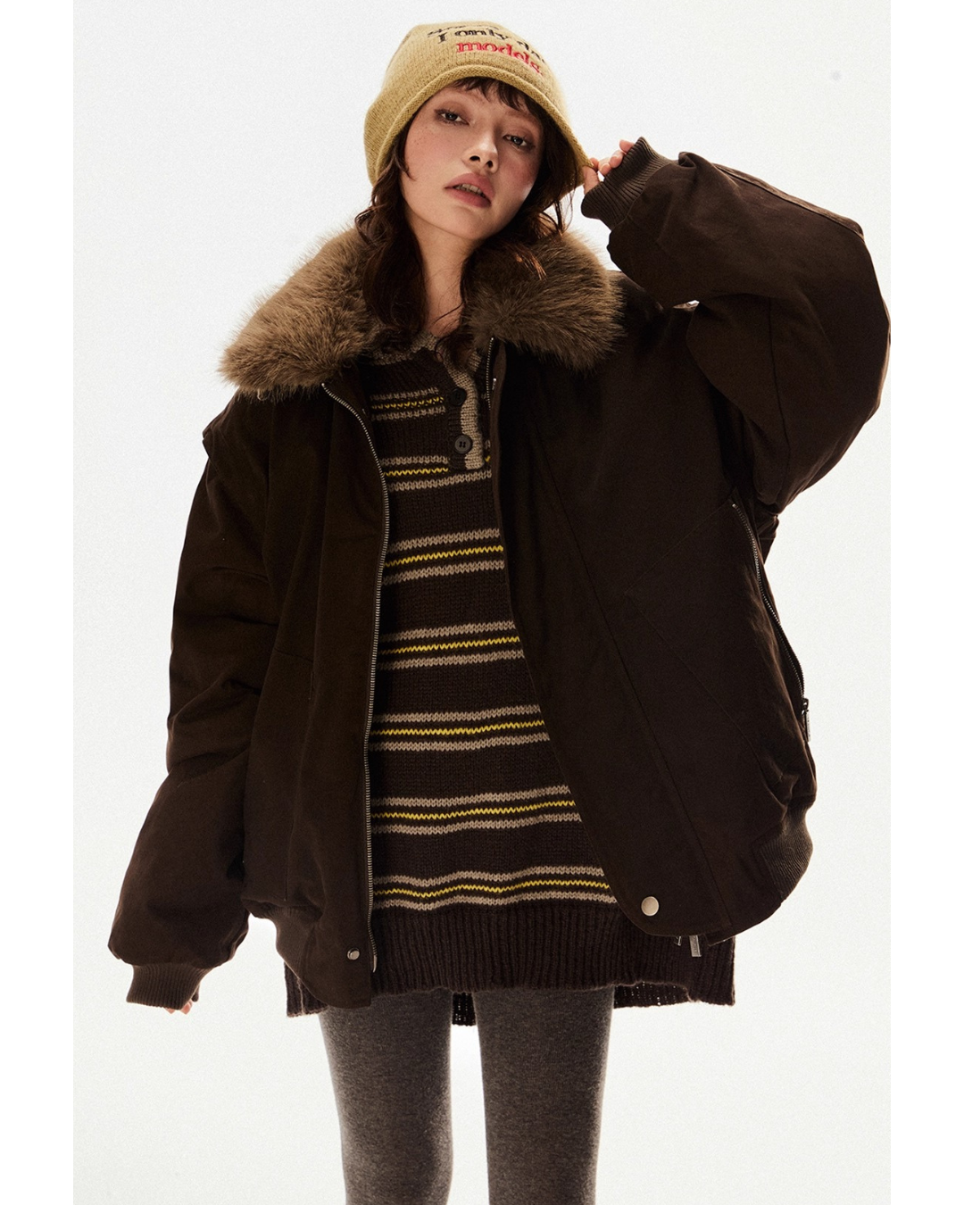 Classic Aviator Fur Jacket