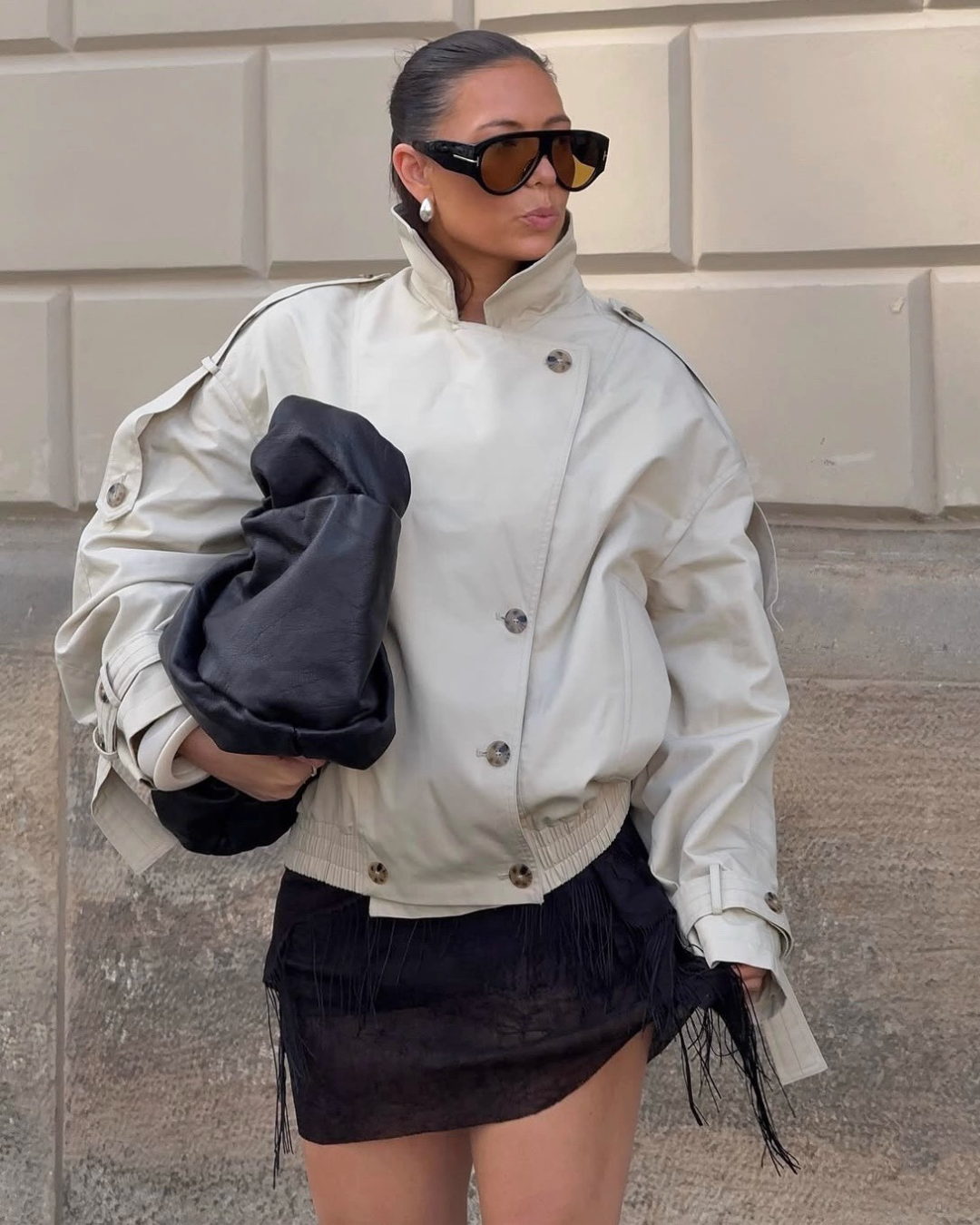 Structured High Neck Jacket