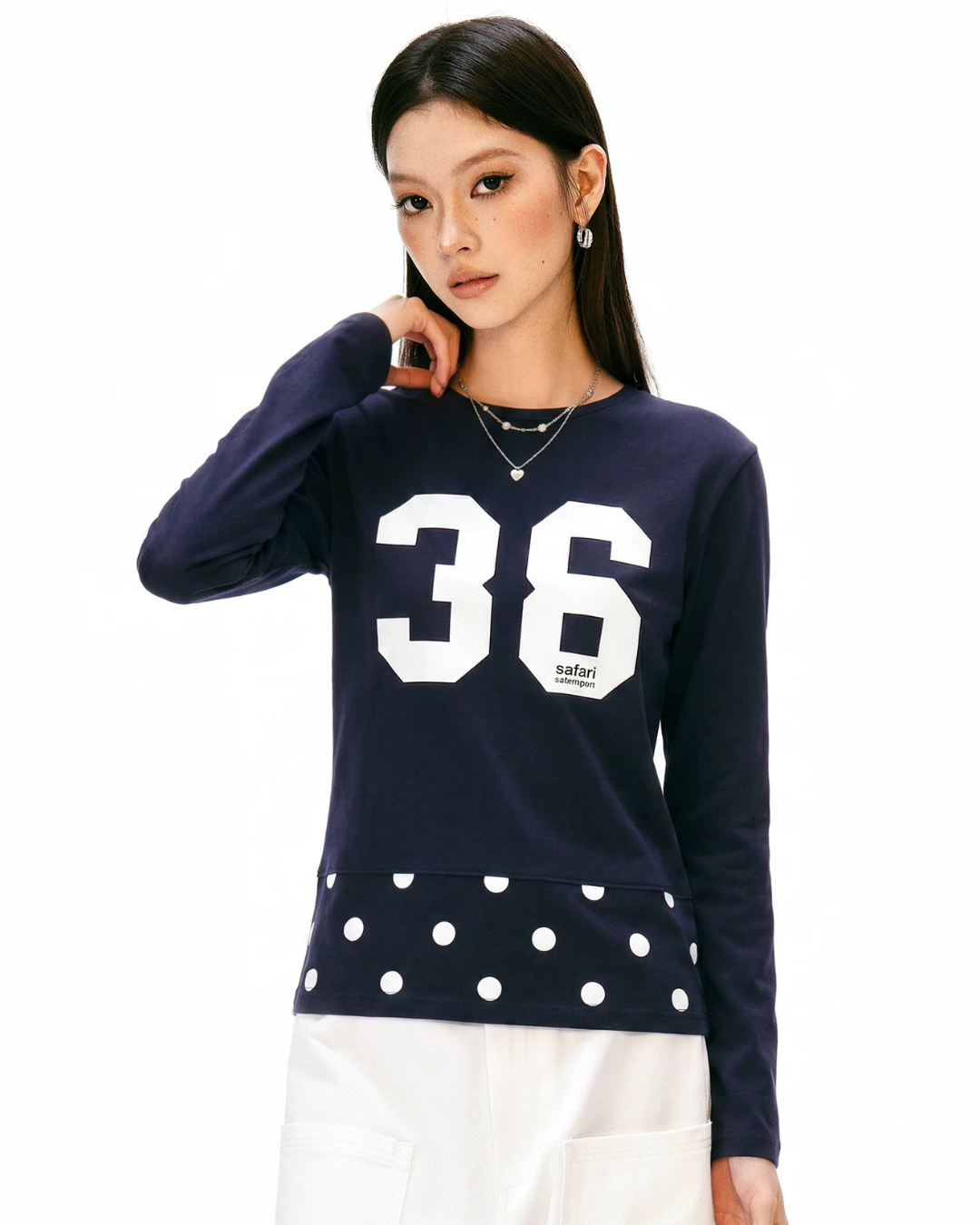 Dot Hem Varsity 36 Tee