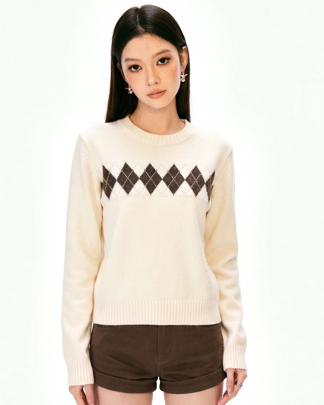 Argyle Band Knit