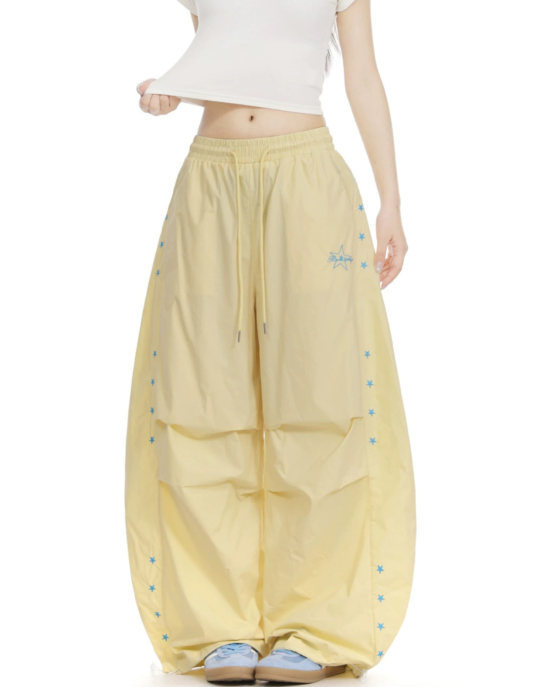 Star Print Balloon Pants
