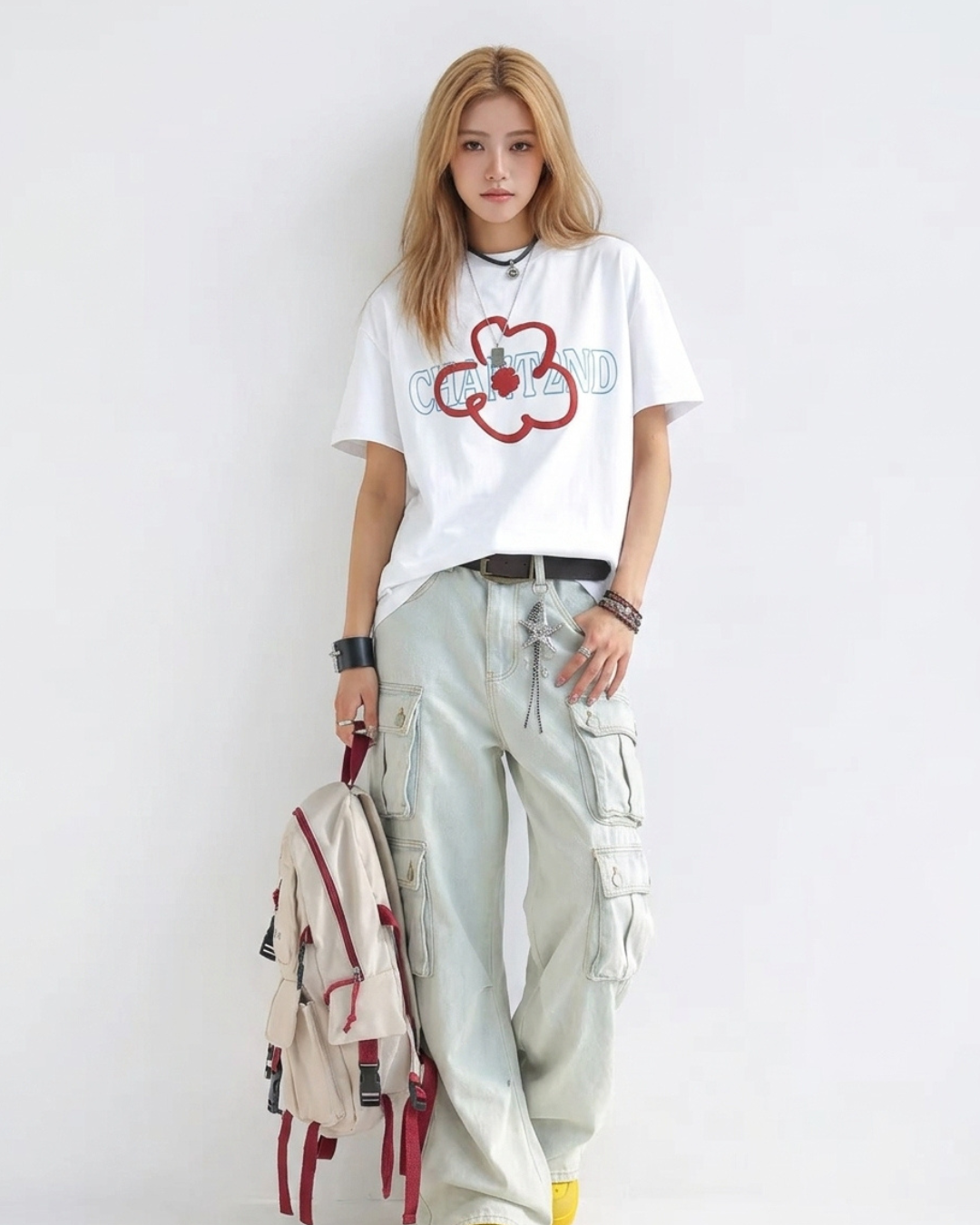 Bloom Outline Logo Tee