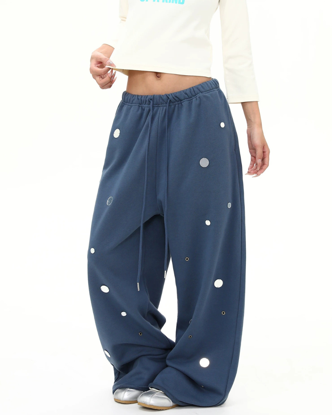 Metallic Dot Sweatpants