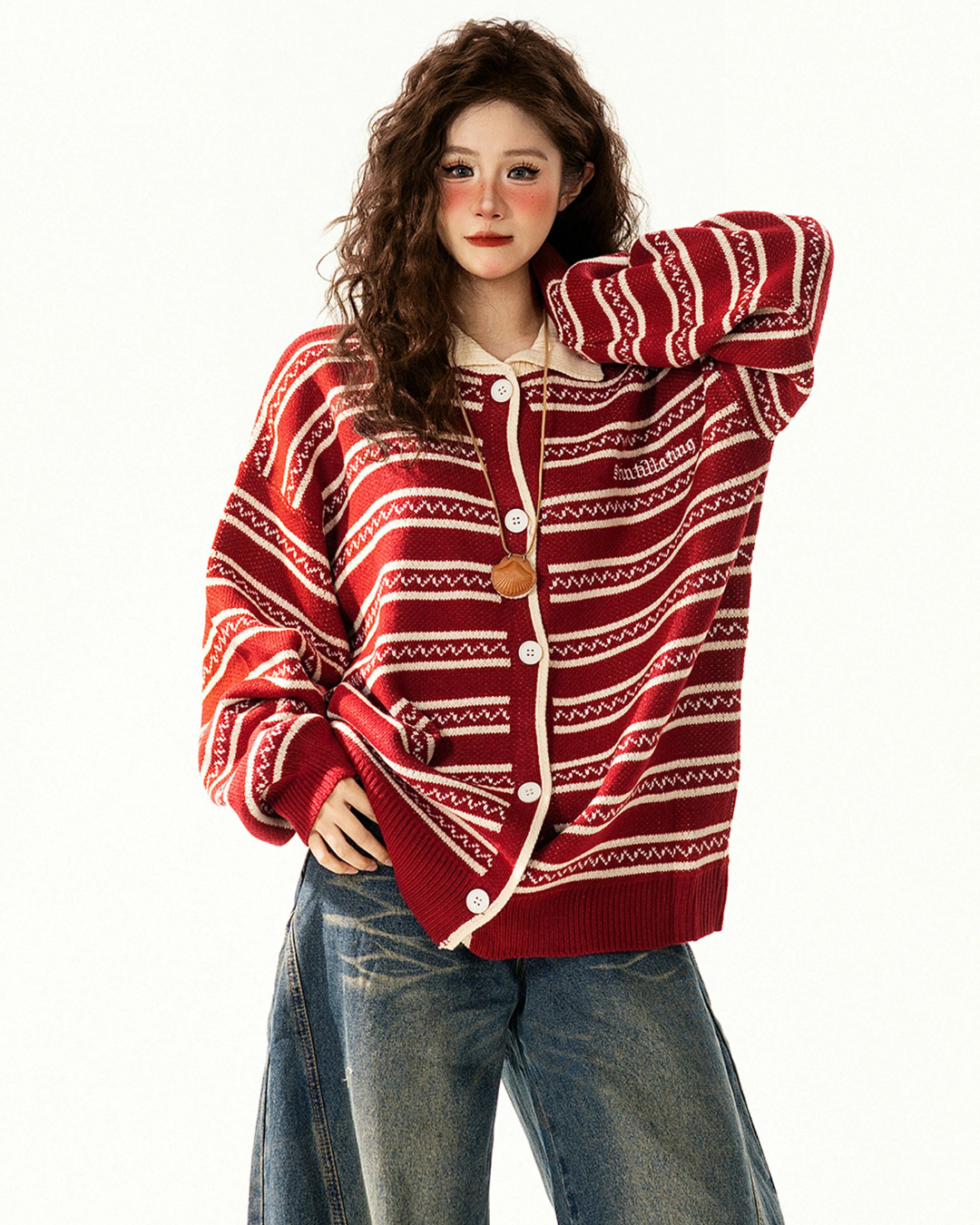 Folk Pattern Cardigan