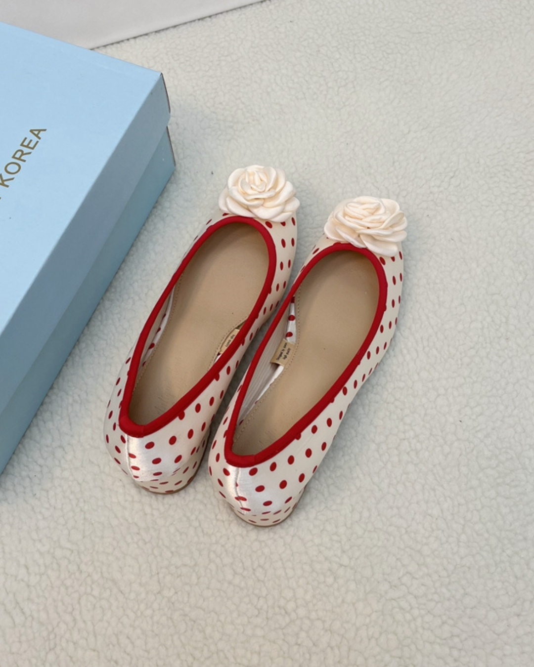 Retro Ballet Rose Pumps