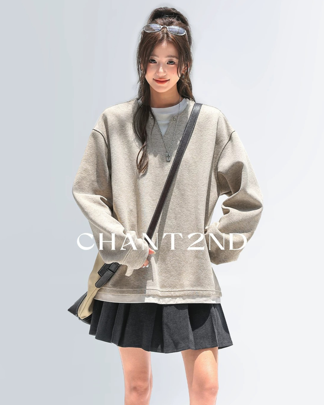 Heather Crew Sweatshirt