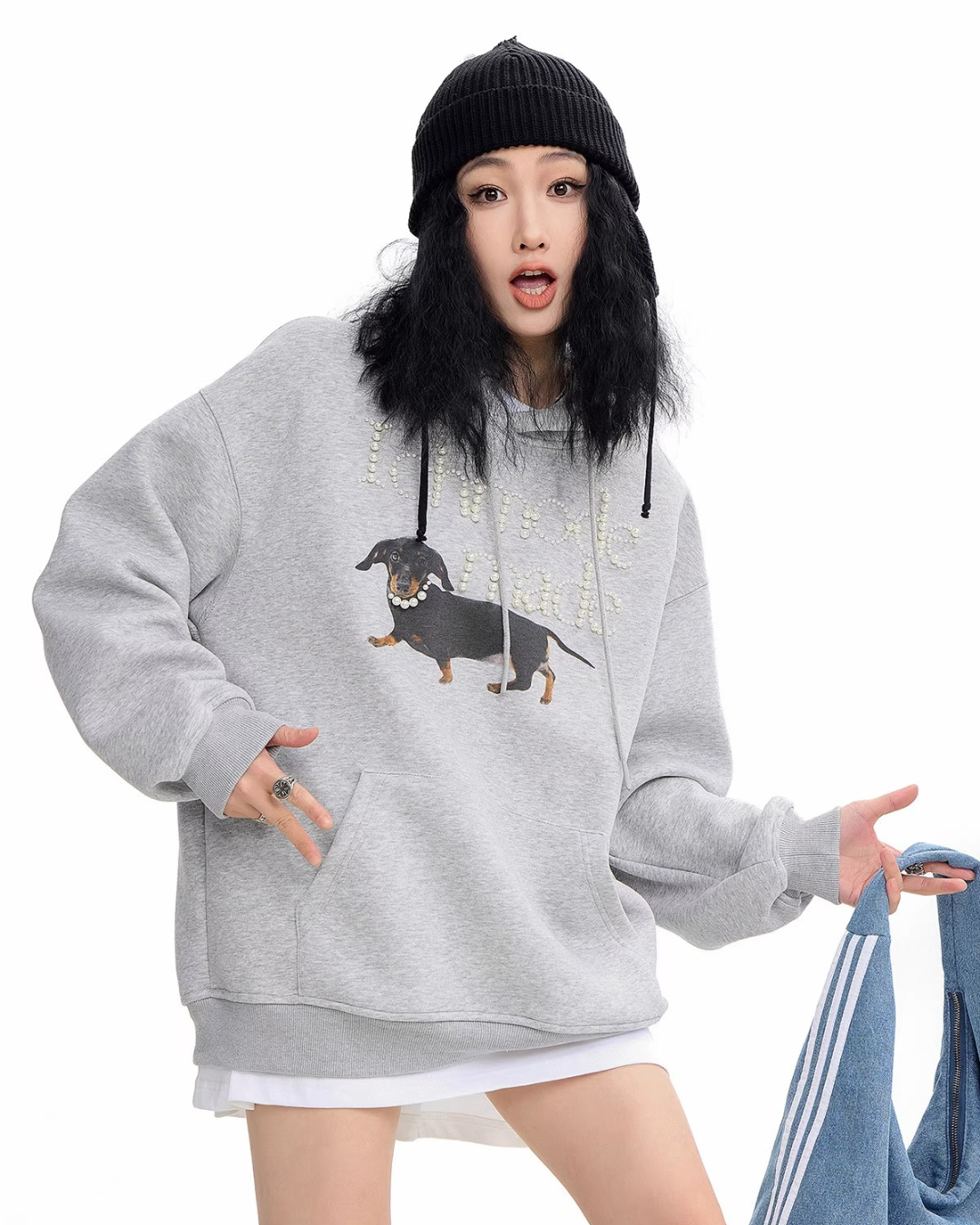 Pearl Logo Dog Hoodie