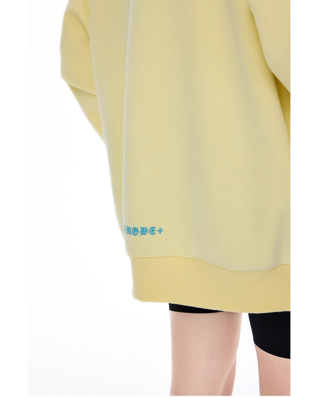 Bold Lettering Zip Hoodie