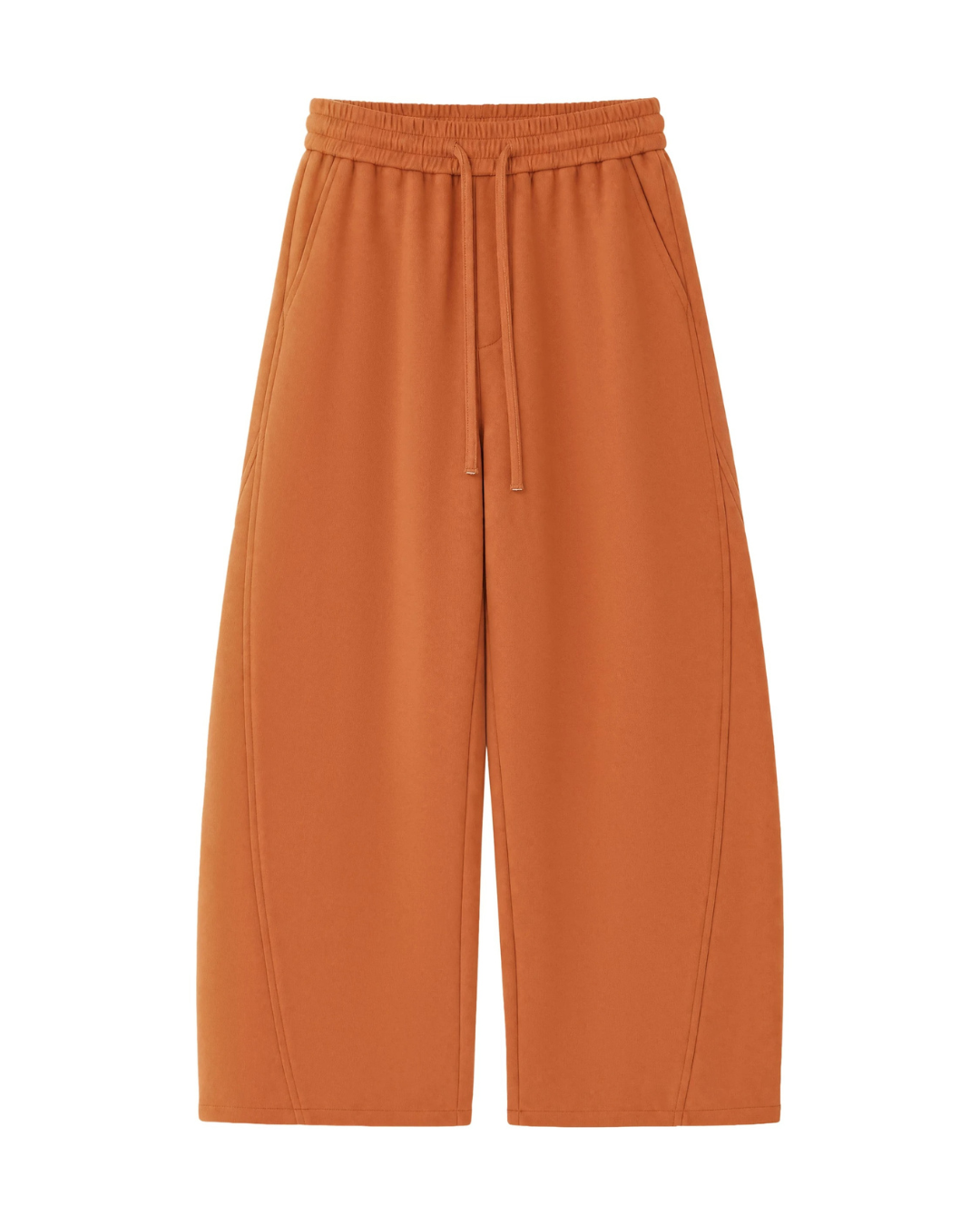 Draped Wide Fit Sweat Trousers