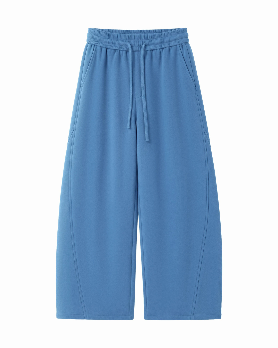 Draped Wide Fit Sweat Trousers