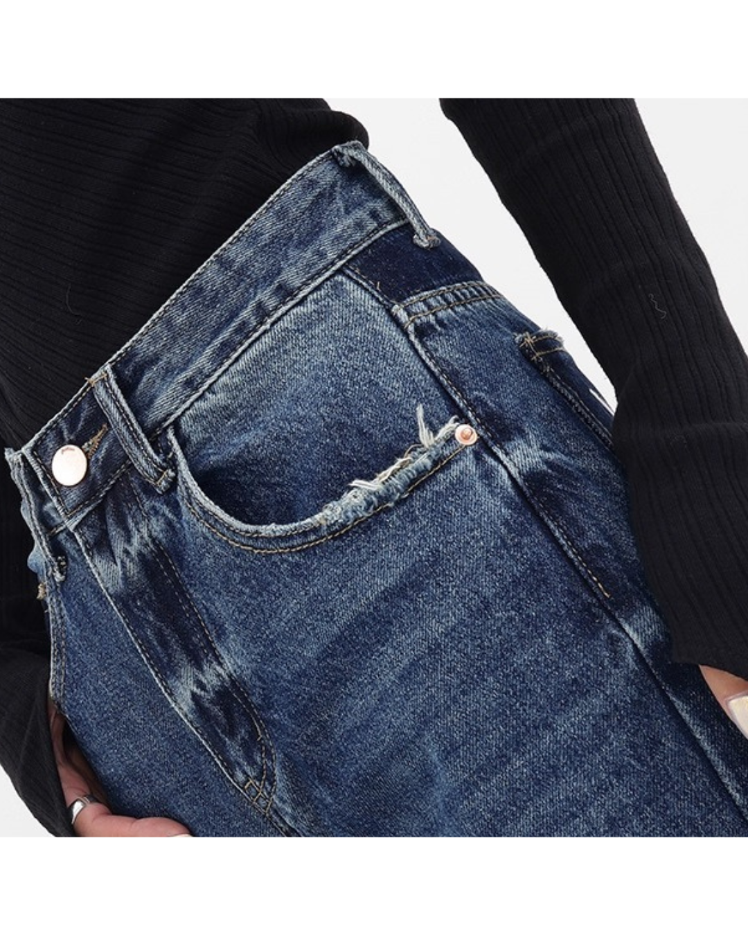 X-Stitch Wide Denim