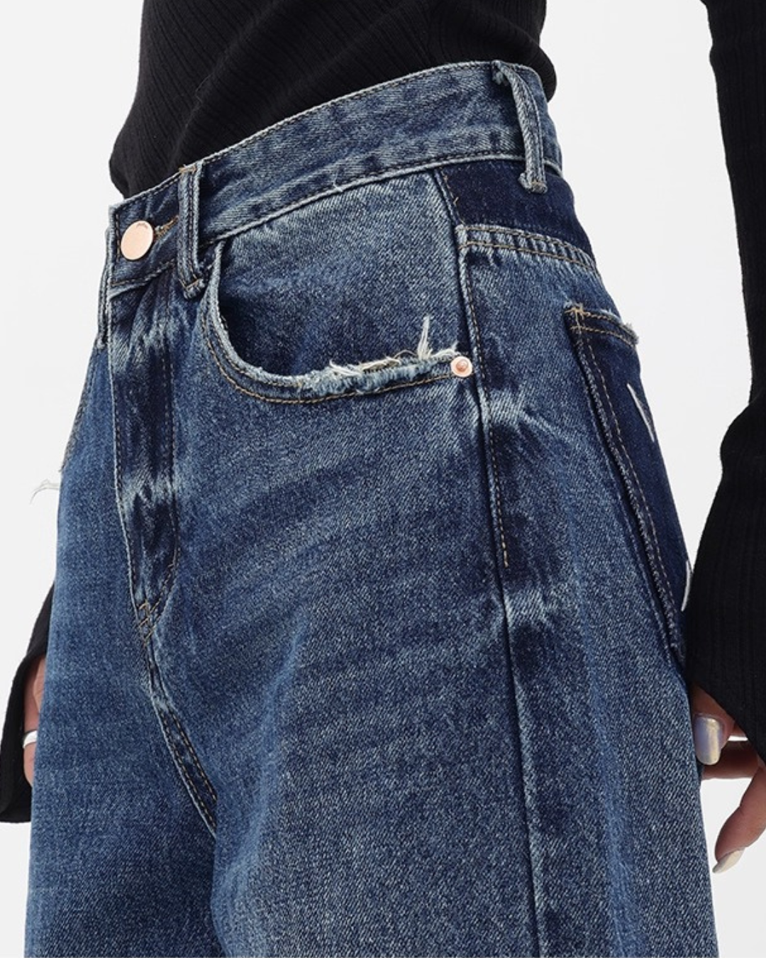 X-Stitch Wide Denim
