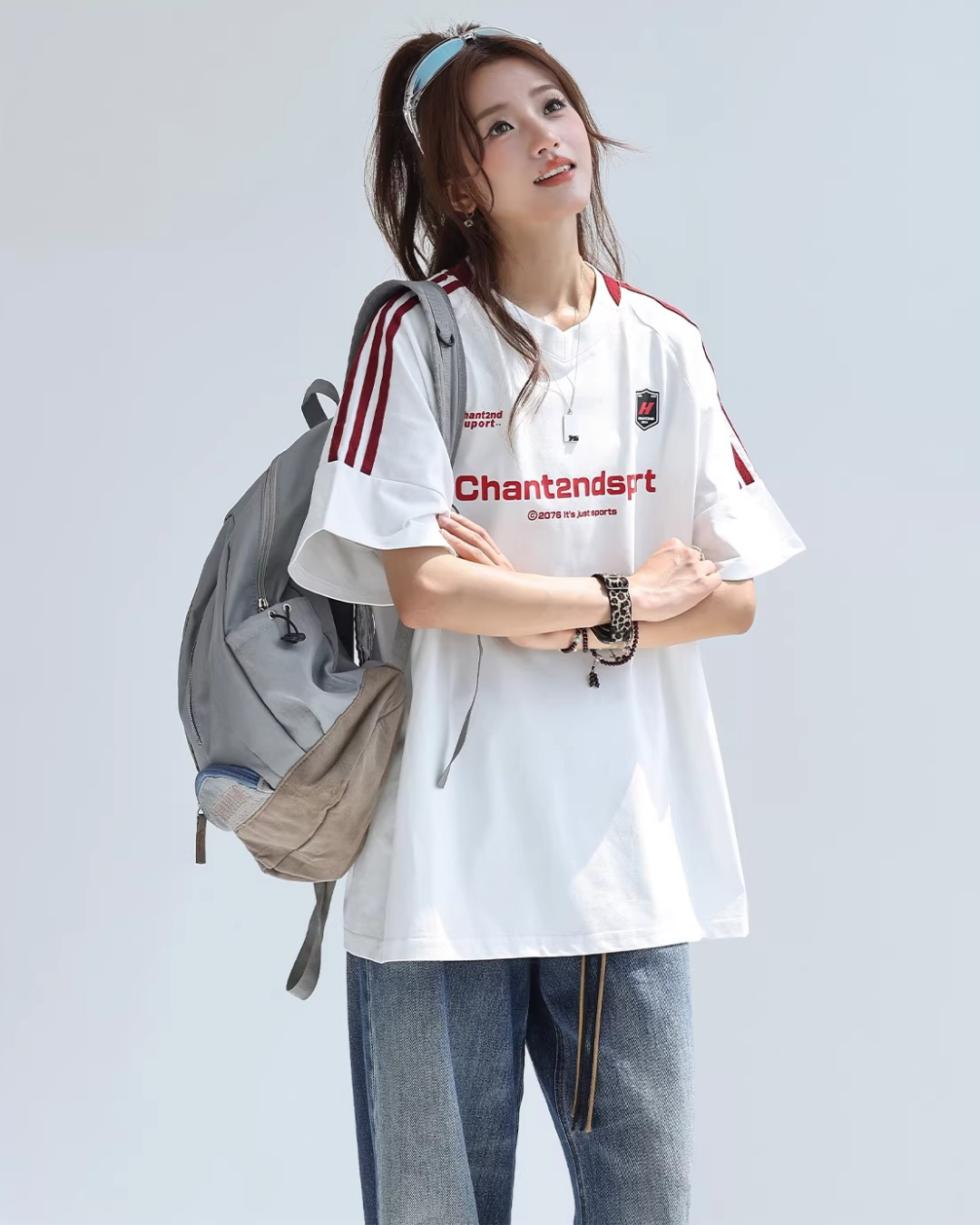 Sport V-neck Soccer Tee