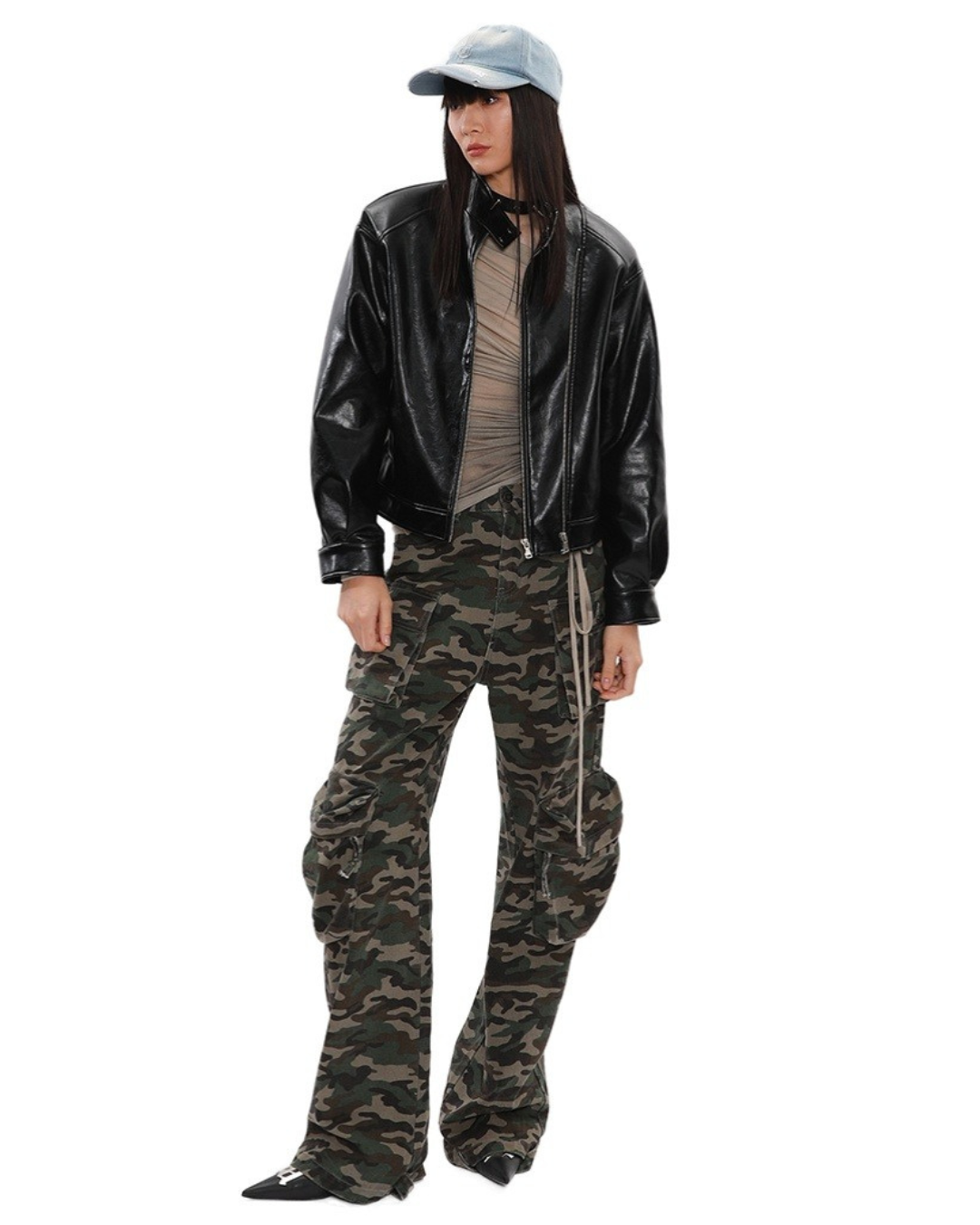 Blue Denim Washed Cap