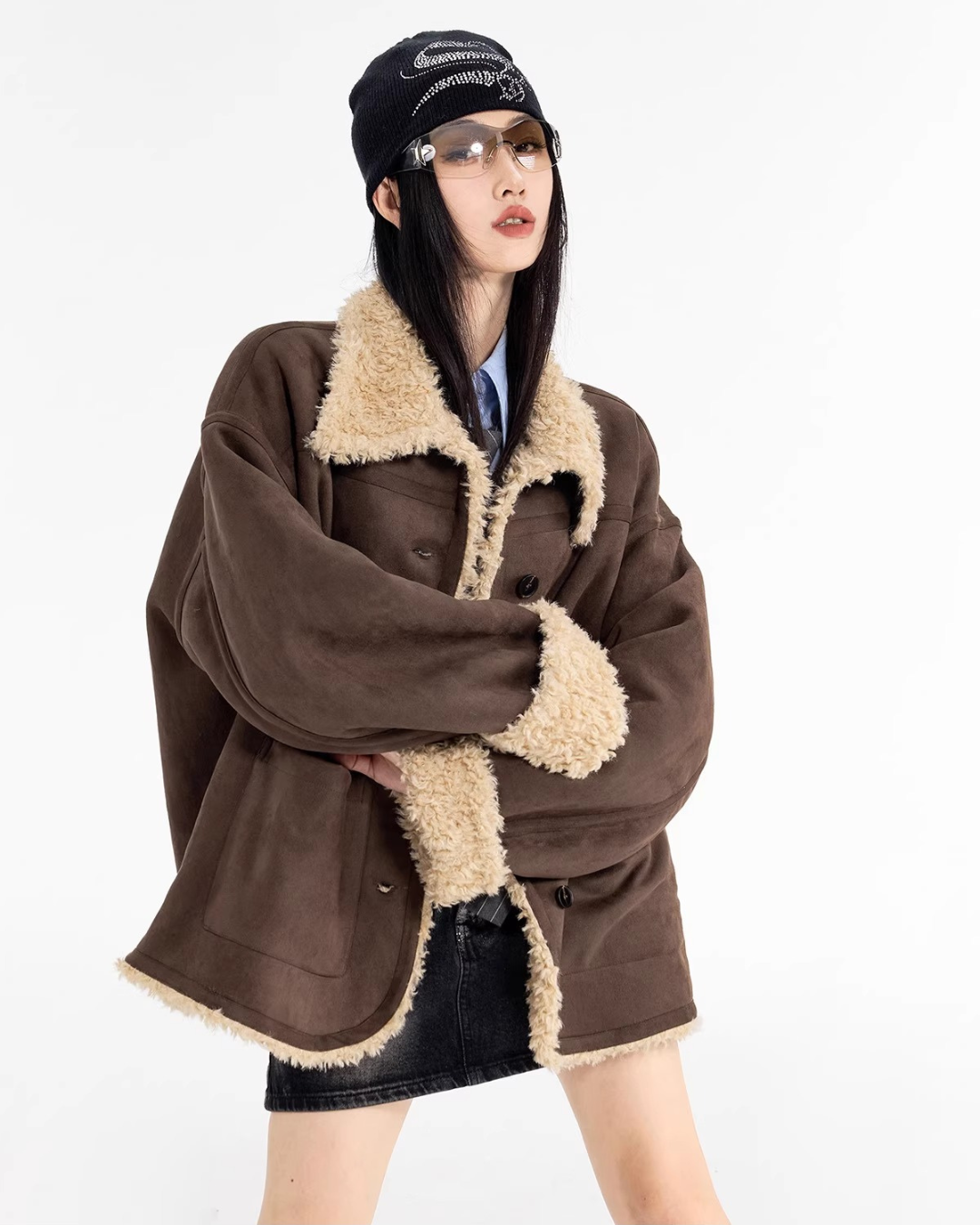 Boa Shearling Oversized Jacket