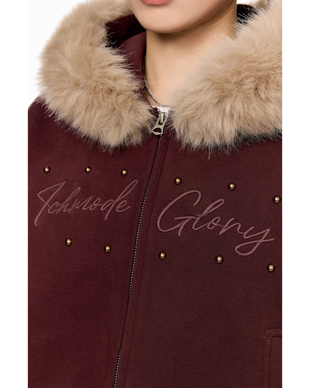 Fur Hood Short Jacket