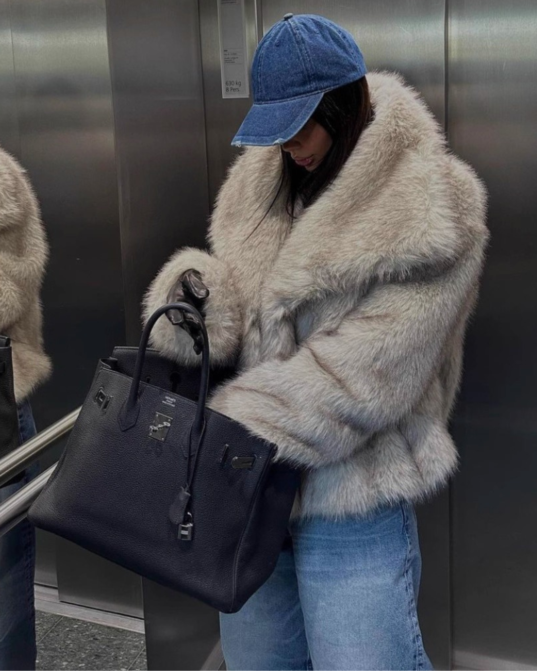 Voluminous Faux Fur Jacket