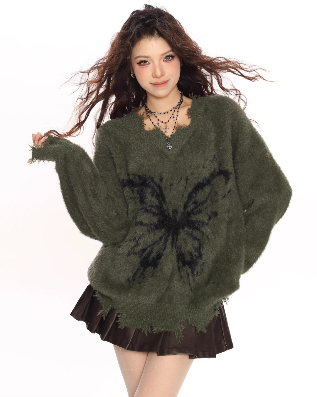 Ethereal Fringe Butterfly Knit