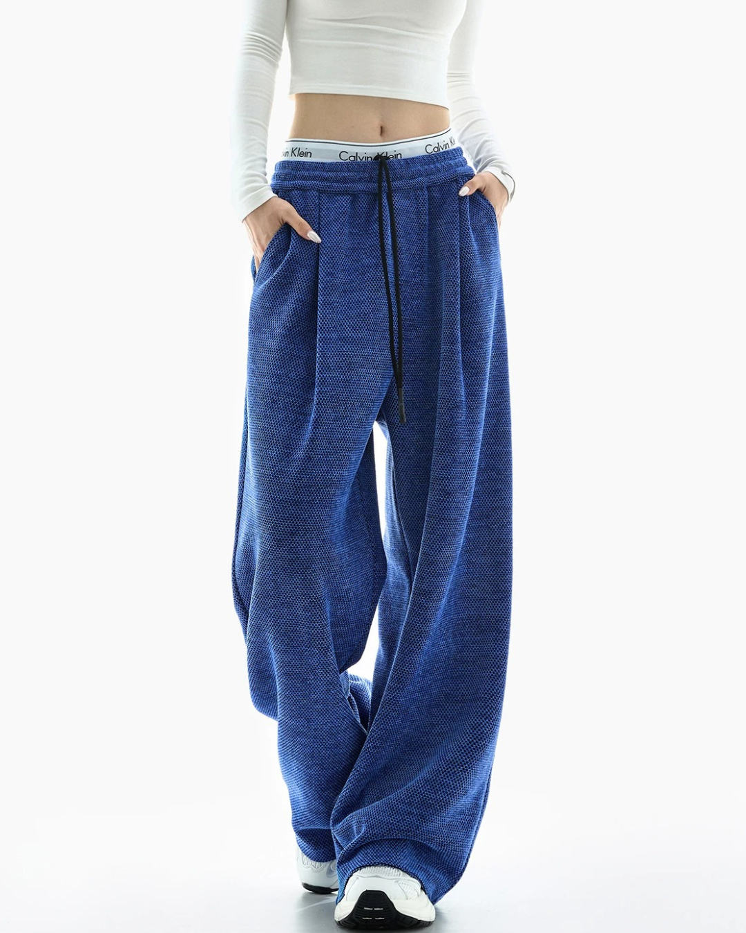 Melange Mesh Sweatpants