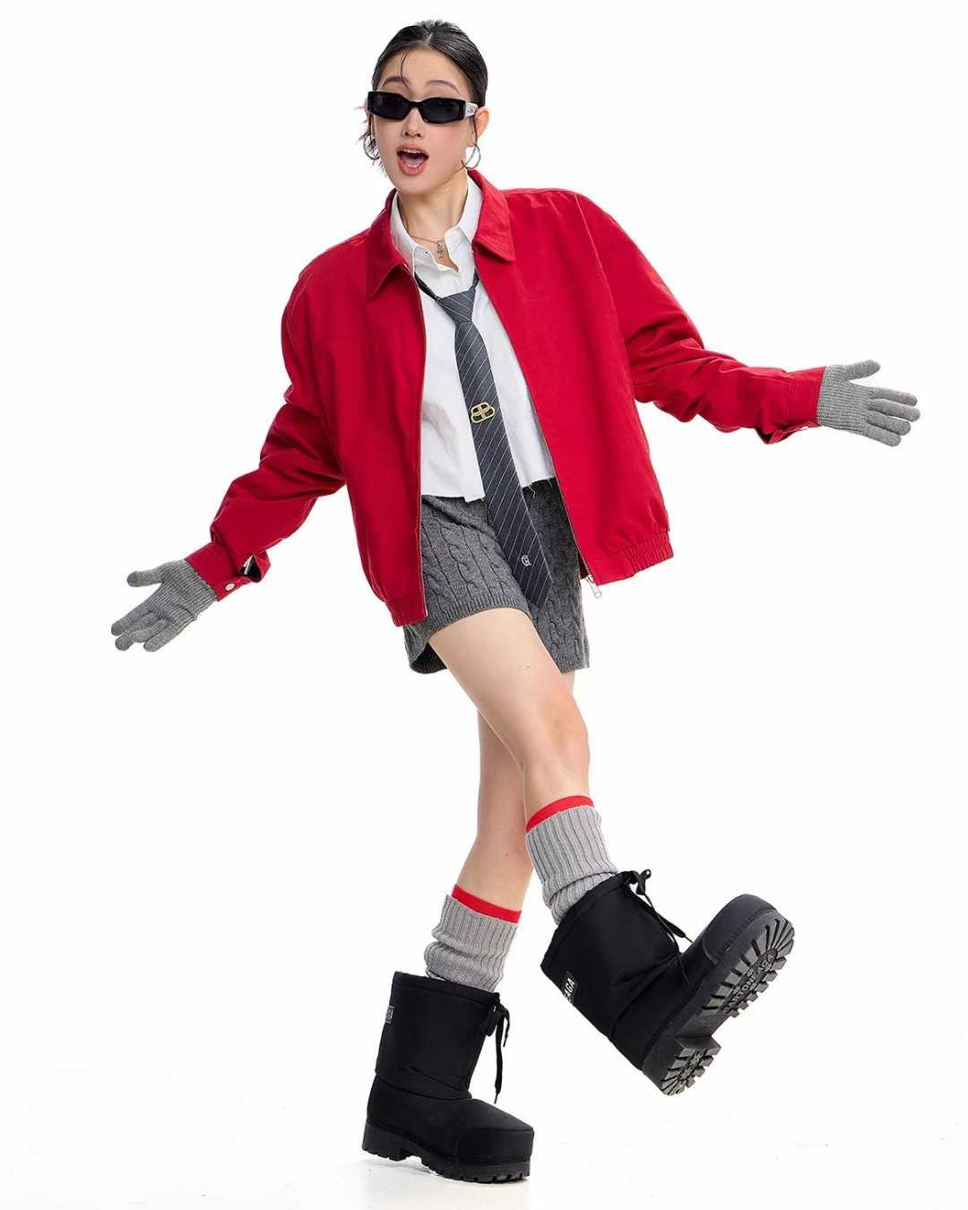 Oversized Harrington Jacket