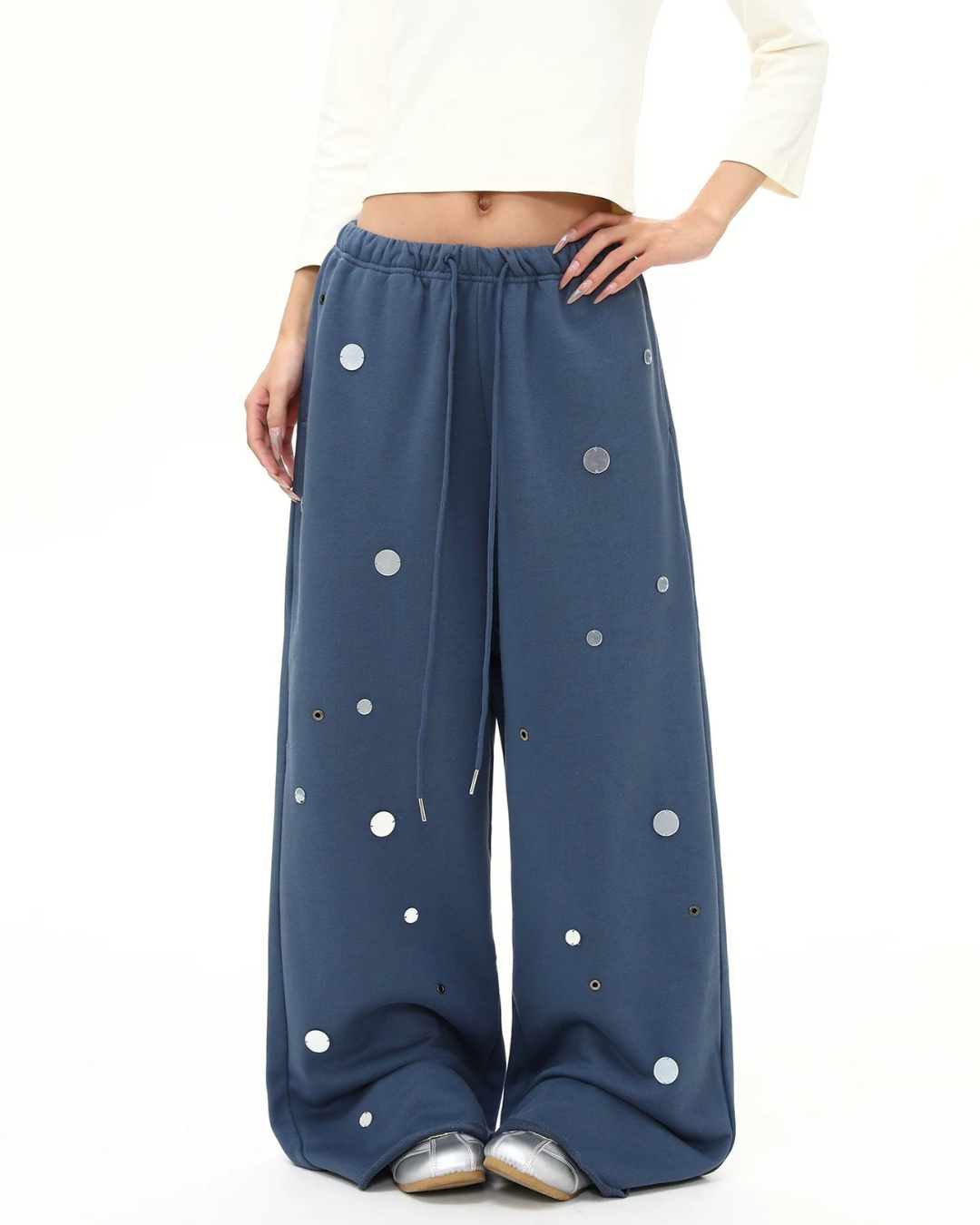 Metallic Dot Sweatpants