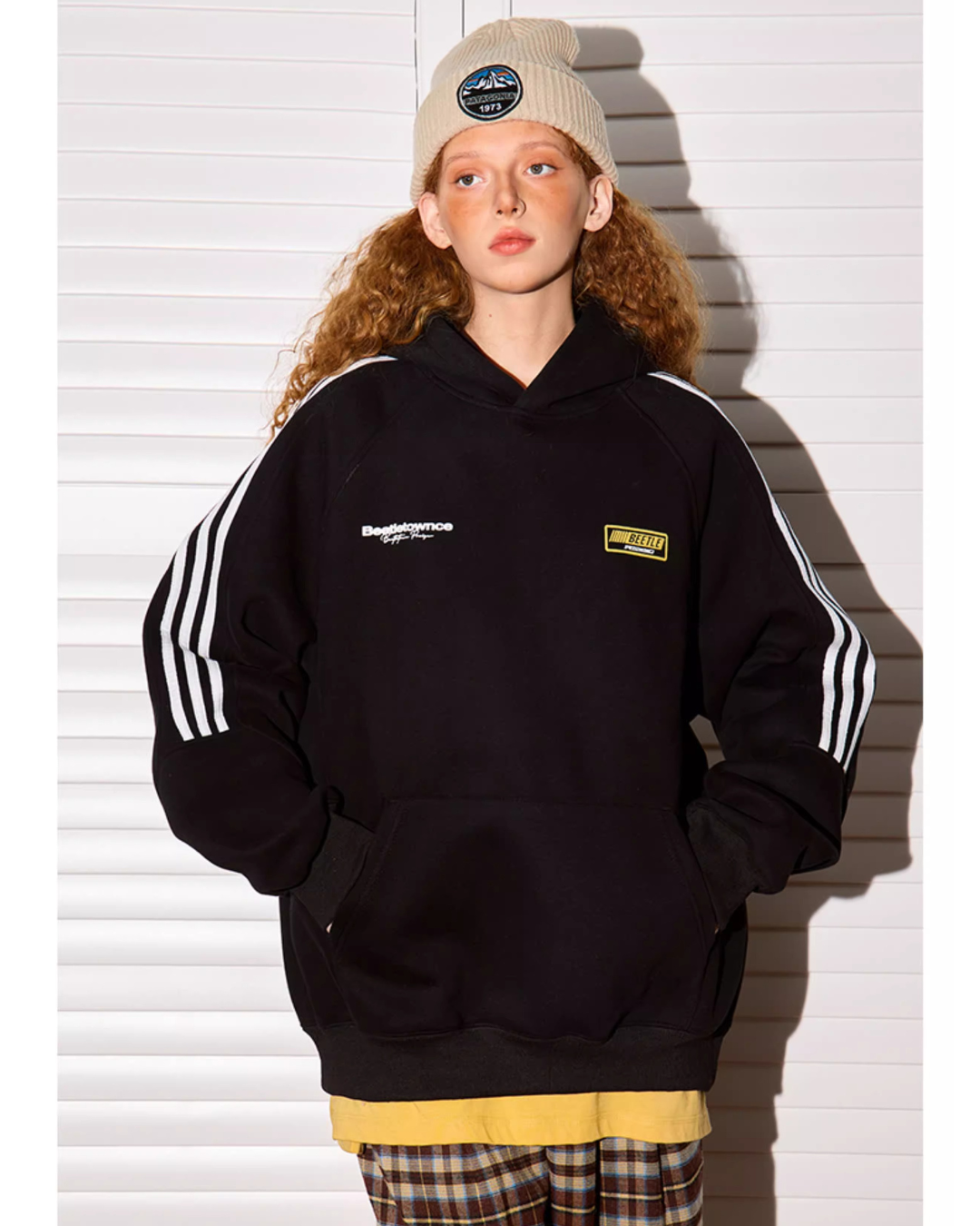 Triple Line Logo Hoodie