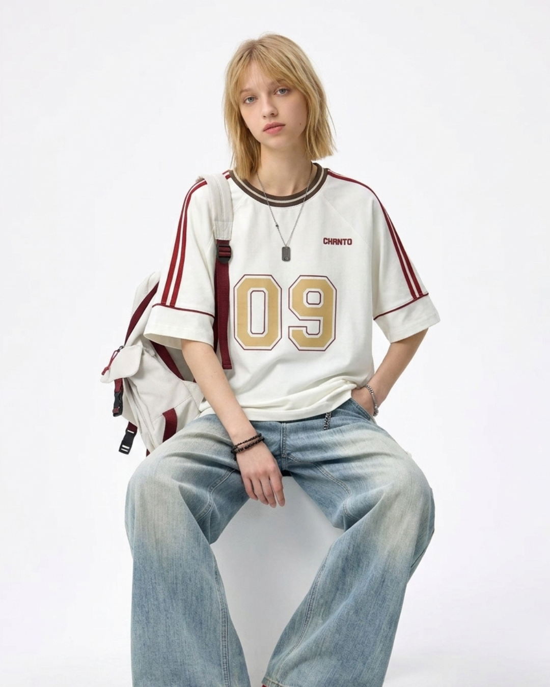 Retro Numbering Athletic Tee