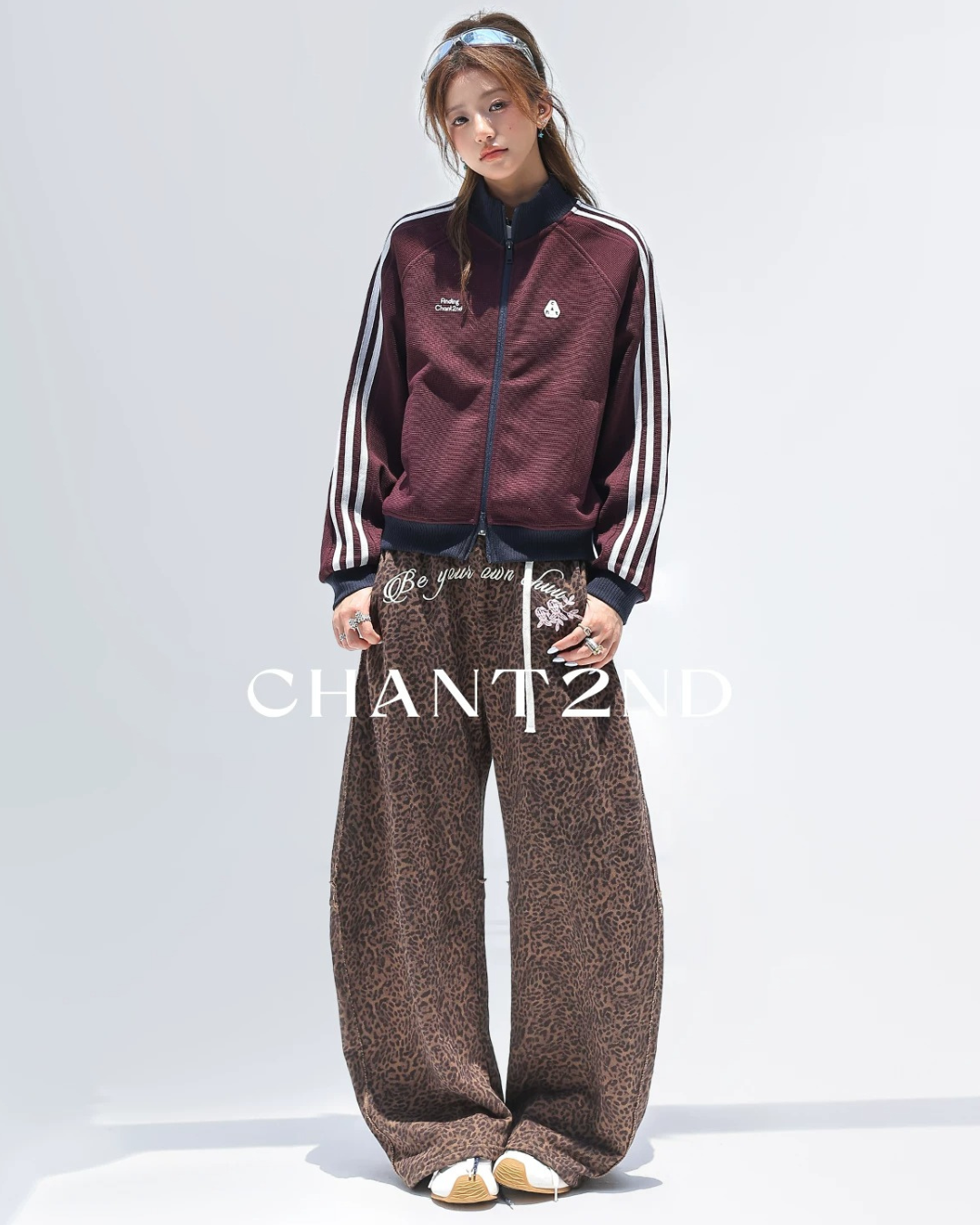 Waffle Stripe Track Jacket