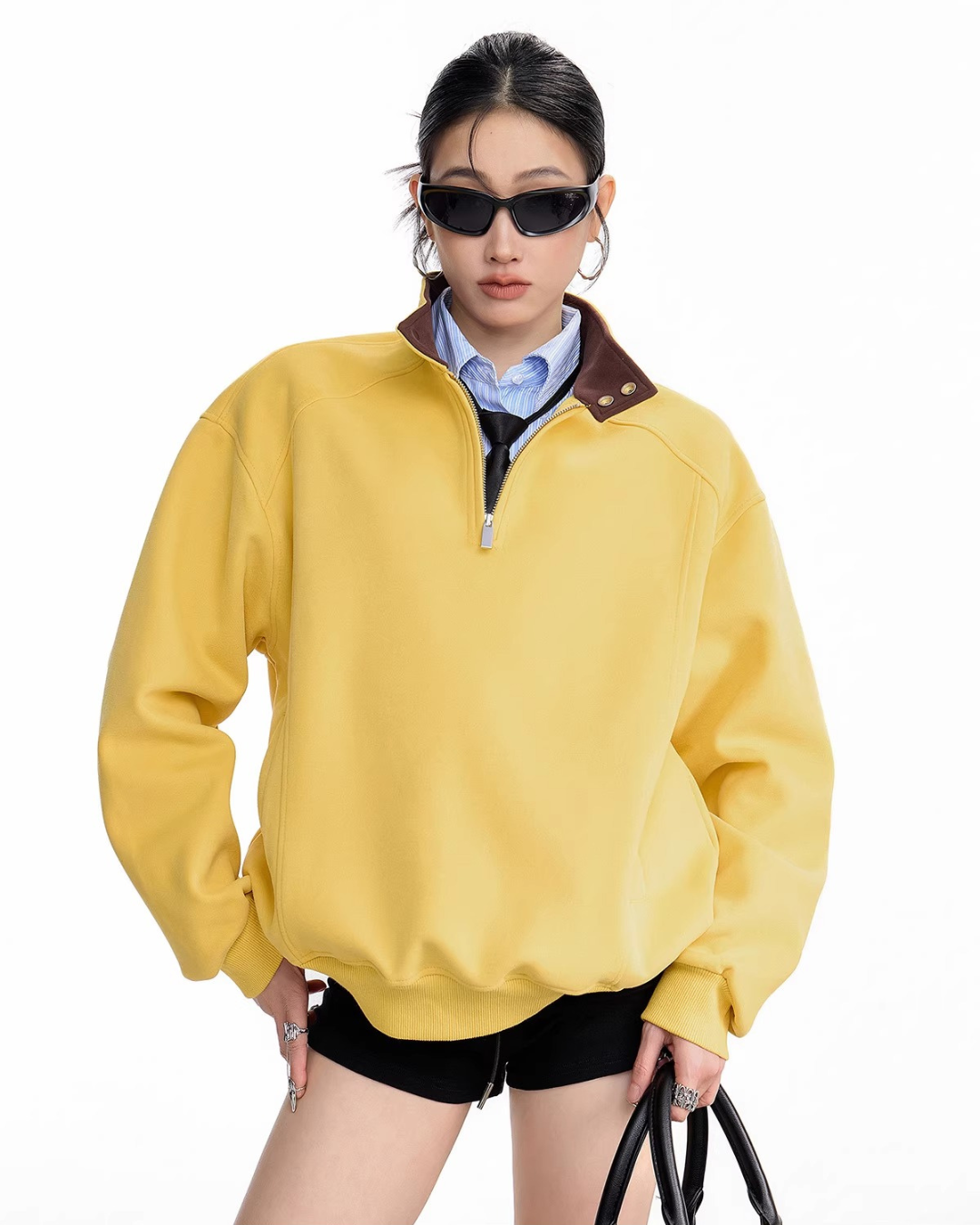 Half Zip Sweat Pullover