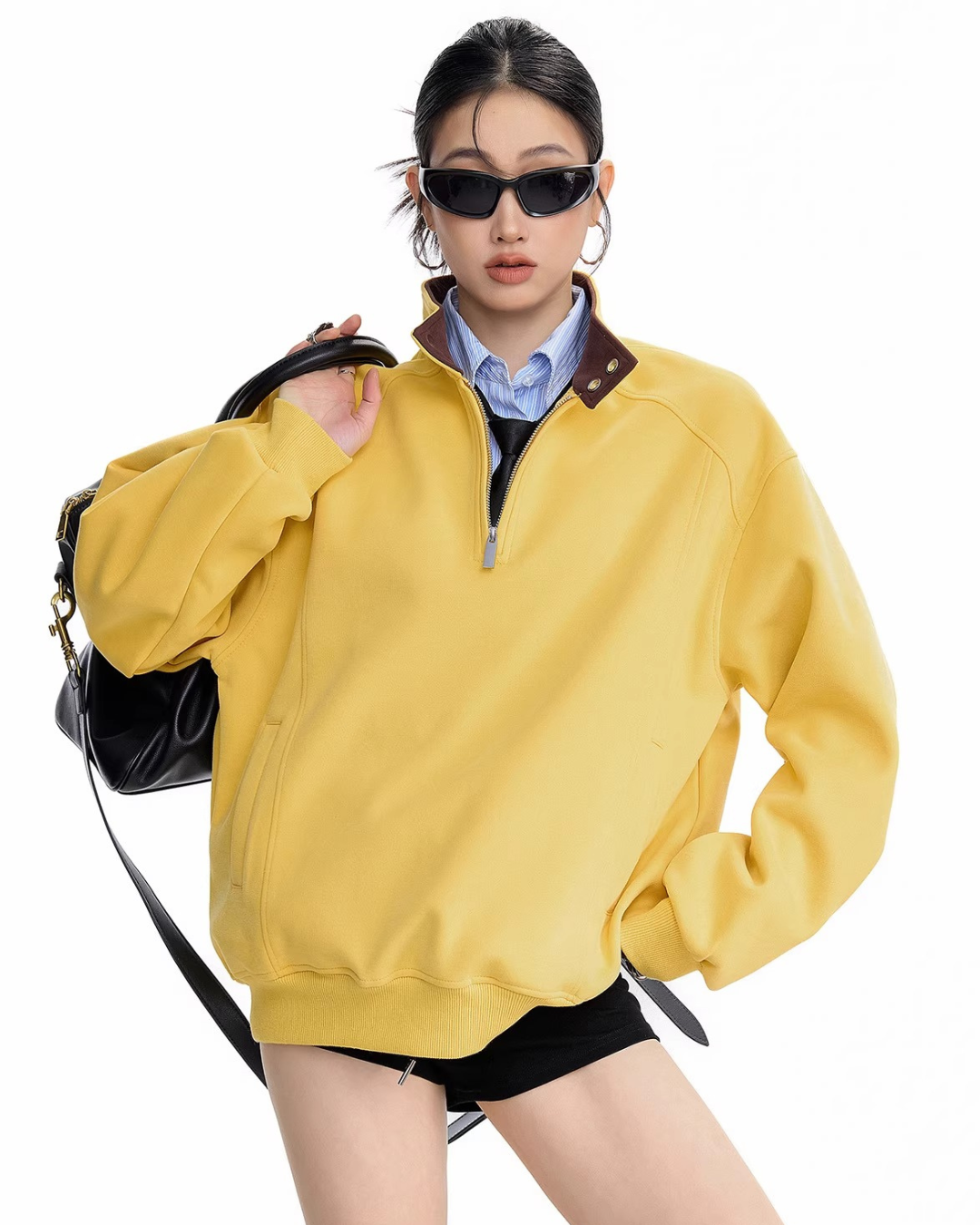 Half Zip Sweat Pullover