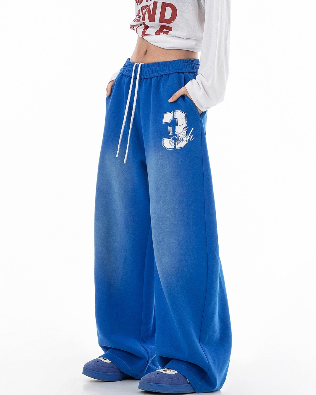 Fade Number Sweat Pants