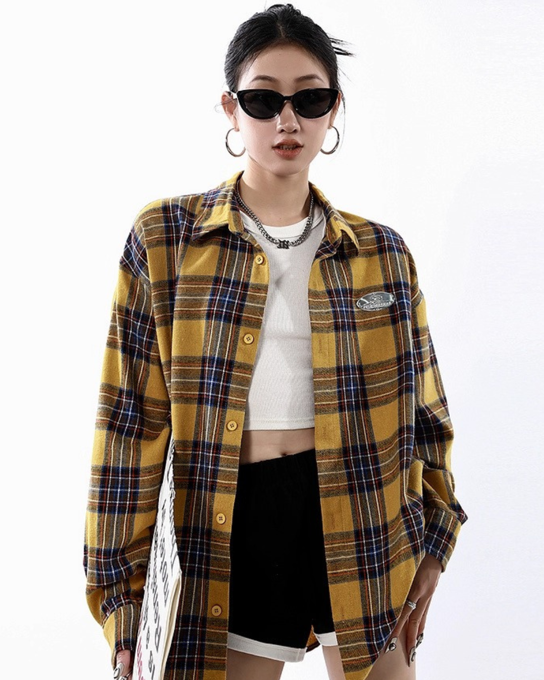 Grunge Check Overshirt