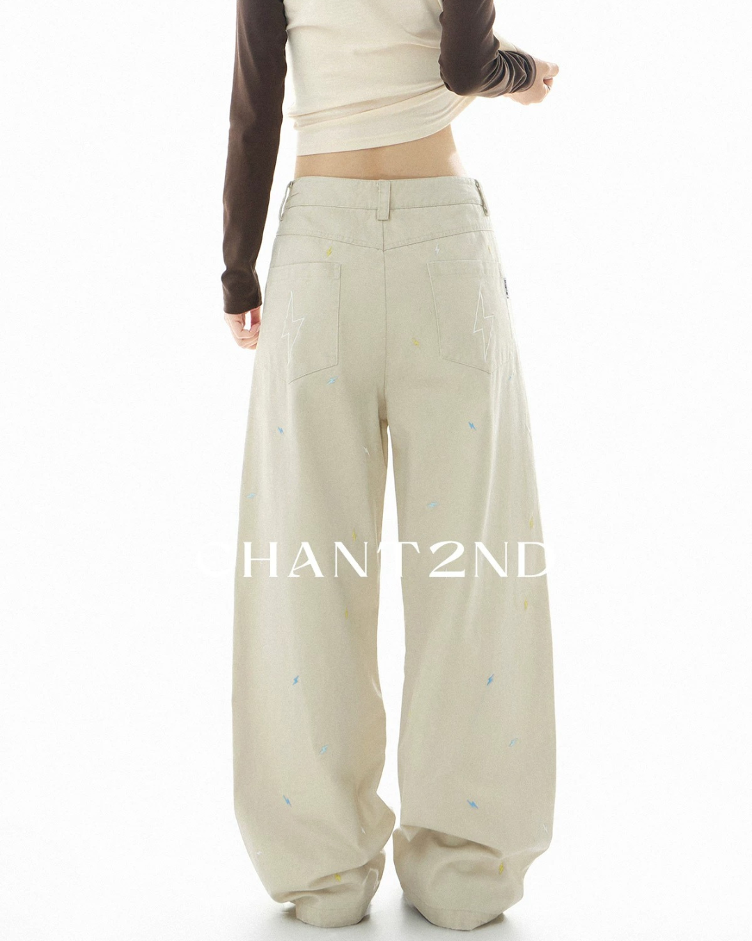 Embroidered Bolt Trousers