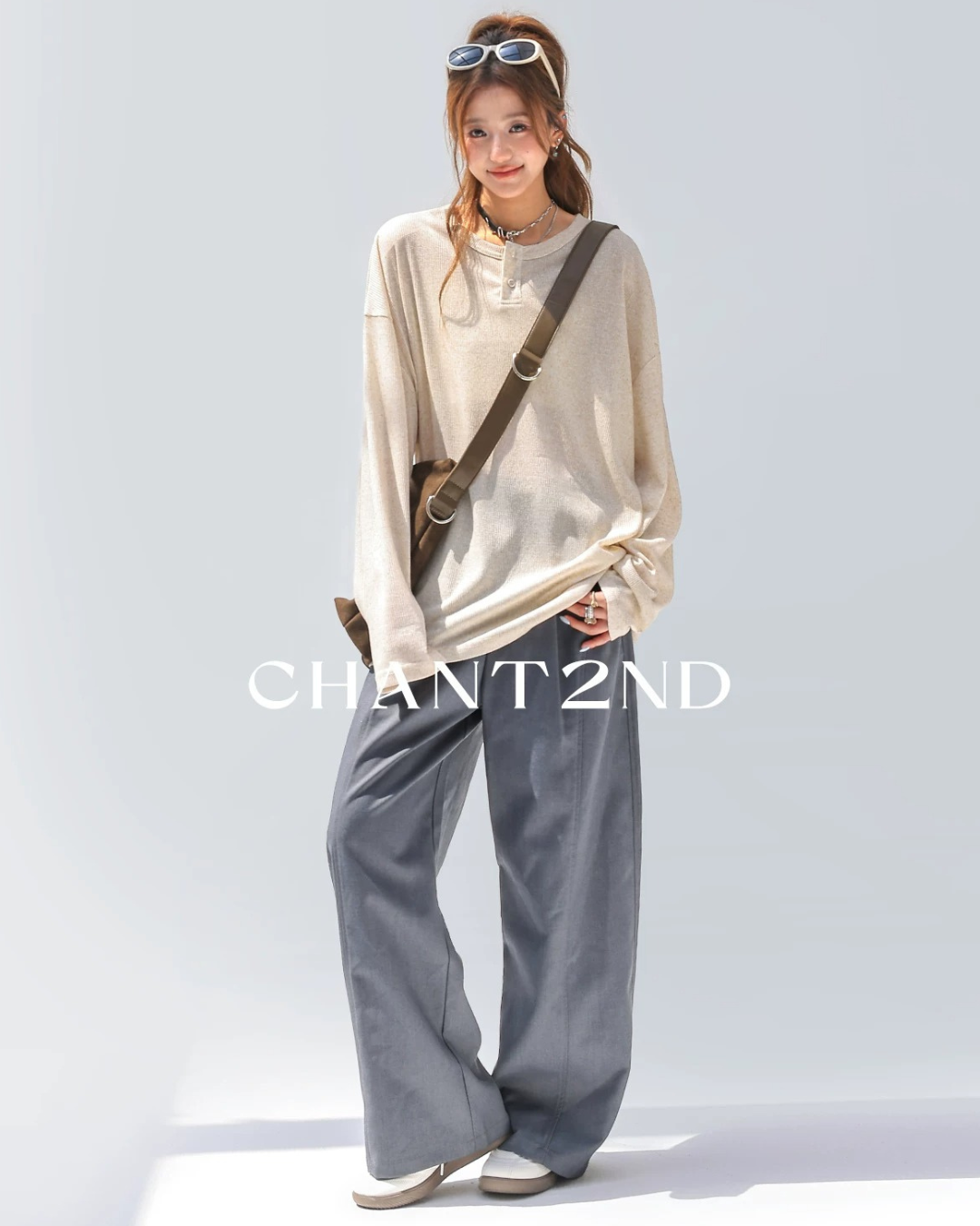 Oversized Heather Henley