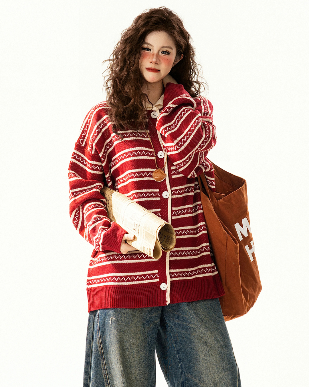 Folk Pattern Cardigan