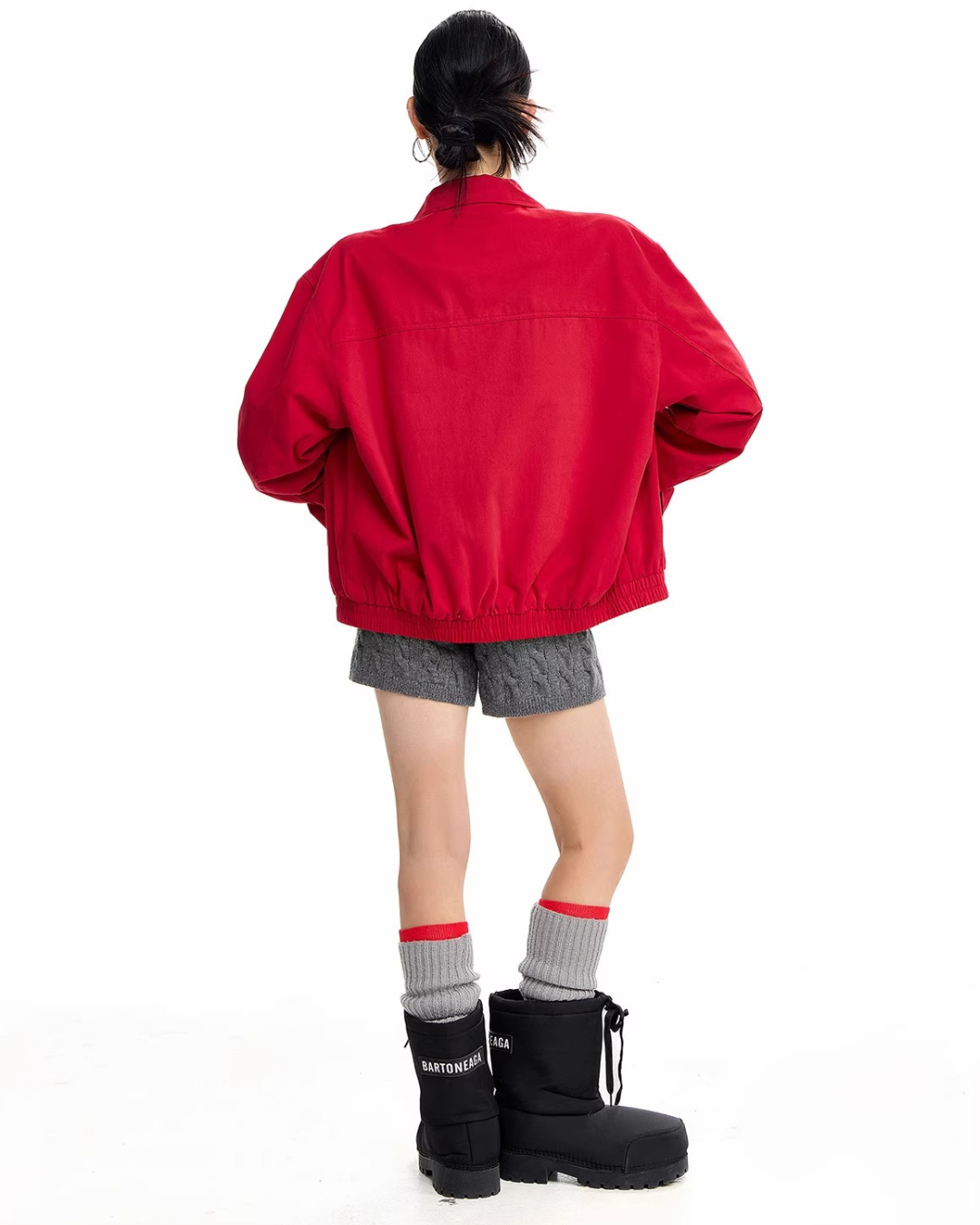 Oversized Harrington Jacket