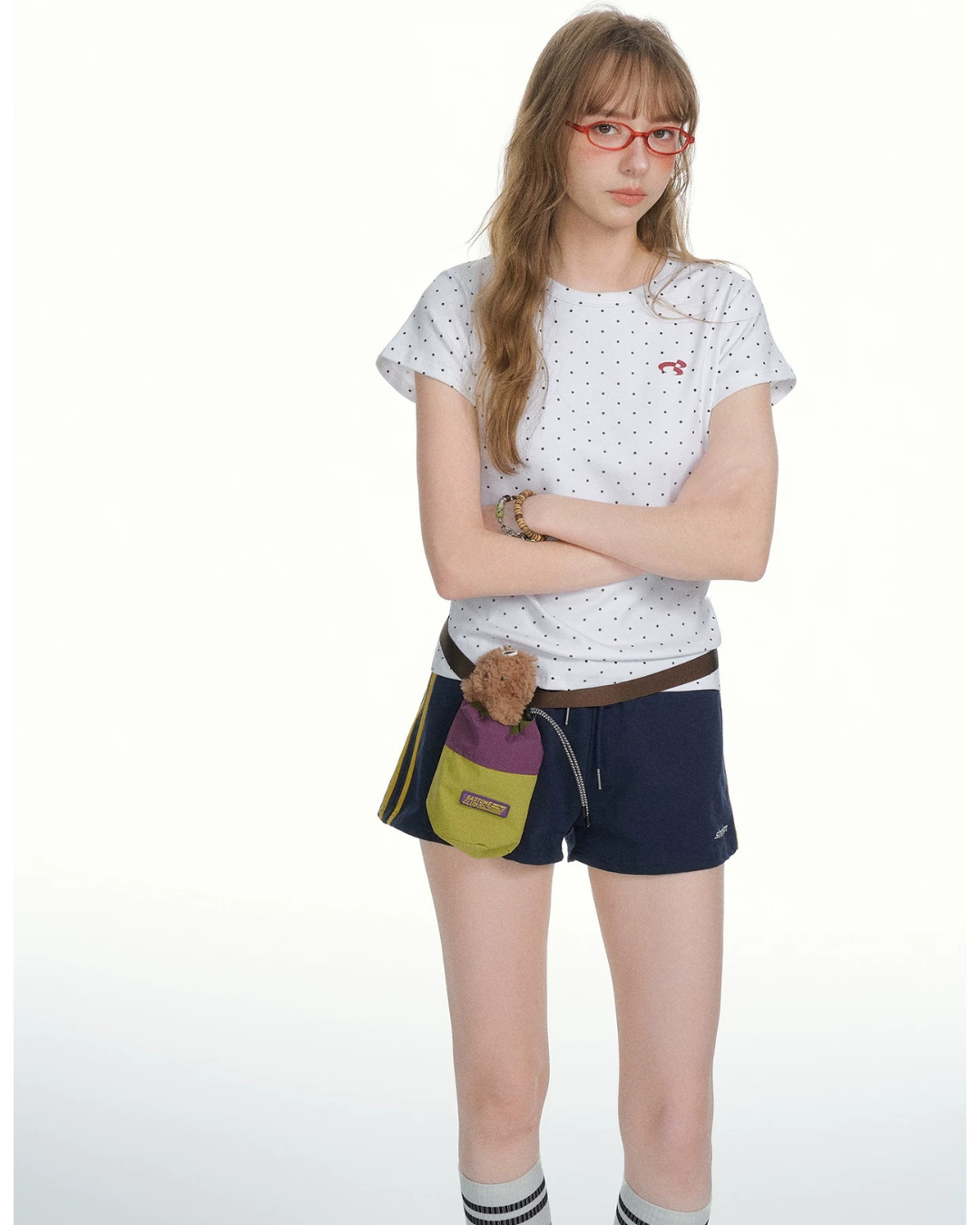 Mini Dot Logo Embroidery Tee