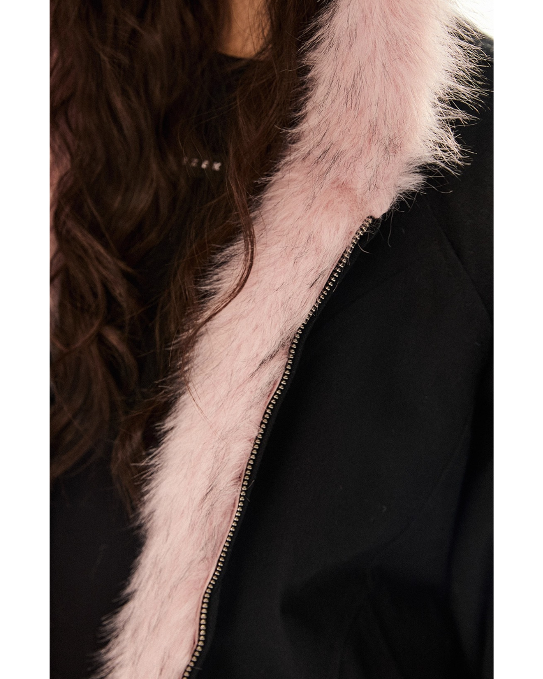 Faux Fur Hooded Jacket