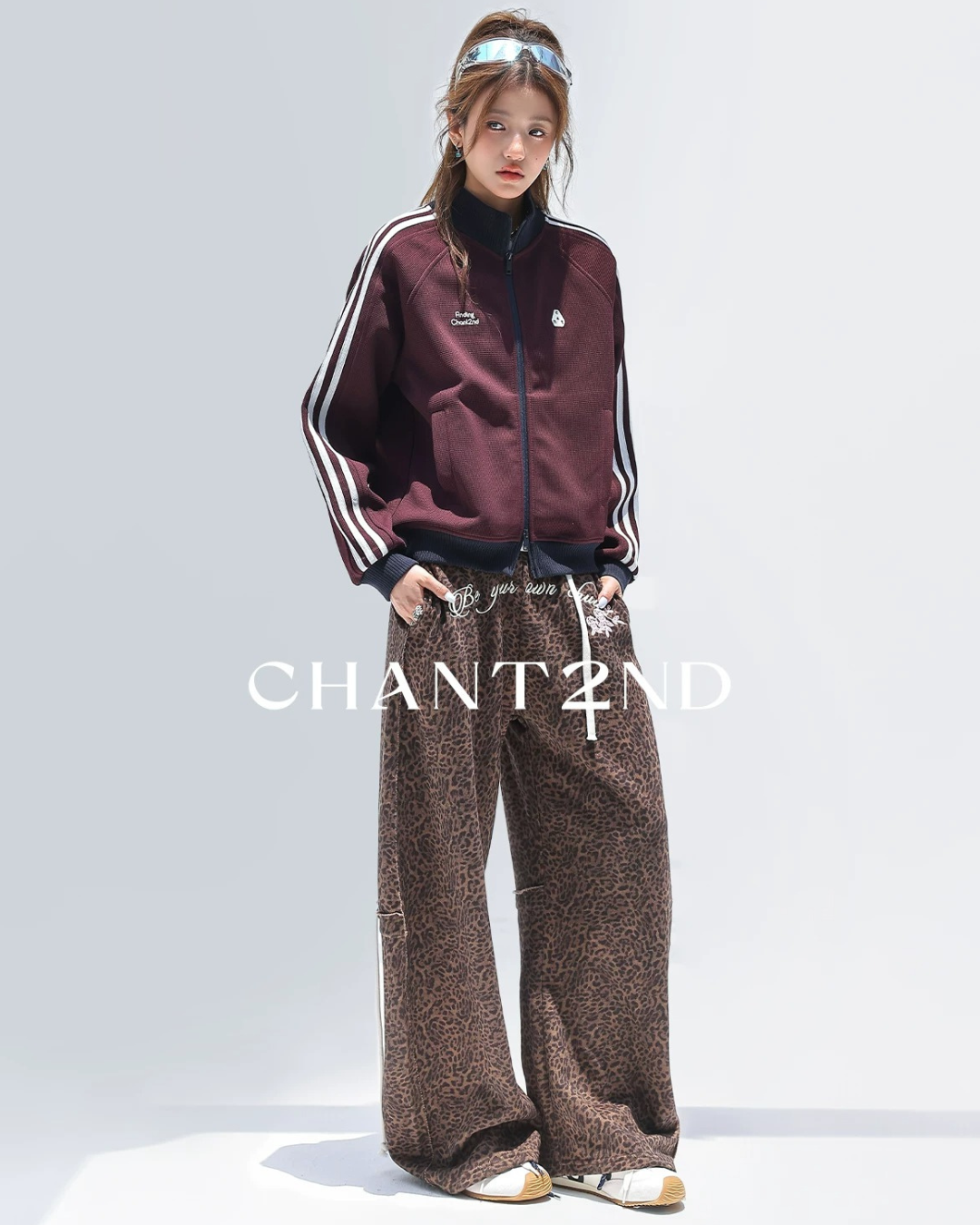 Waffle Stripe Track Jacket