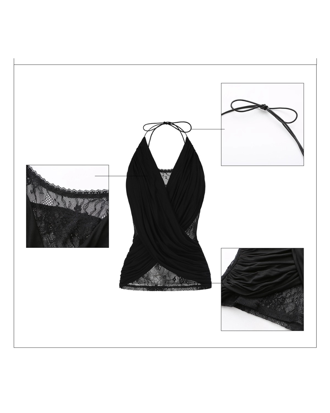 Narrow Cross Camisole