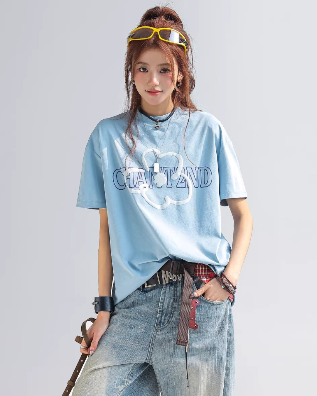 Bloom Outline Logo Tee