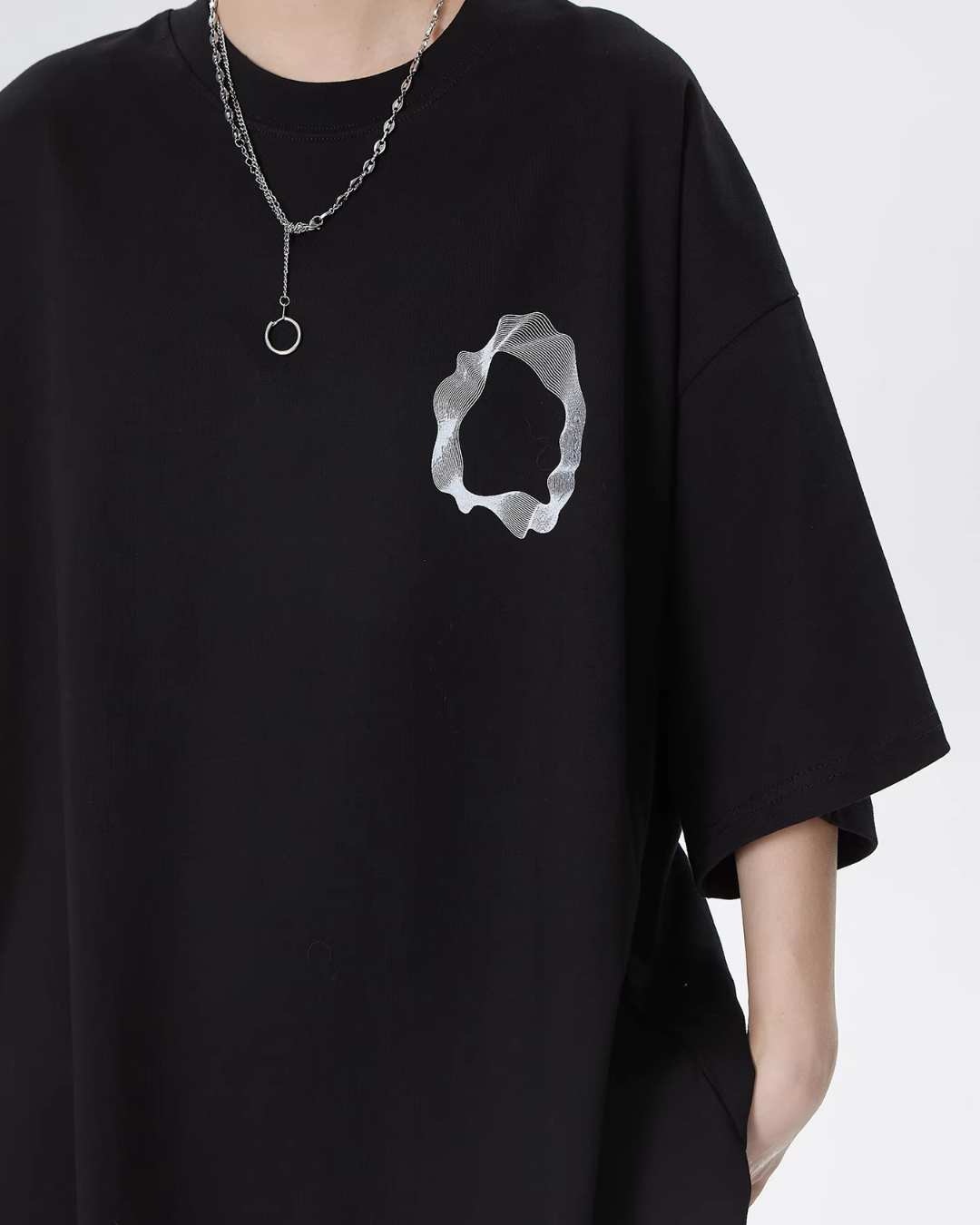 Fluid Motion Graphic Tee