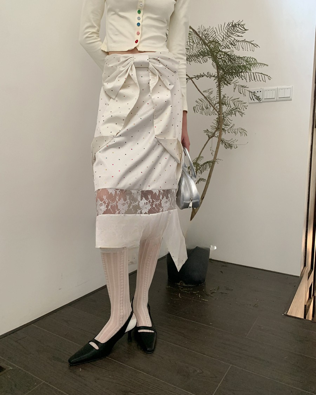 Elegant 3D Ribbon Skirt