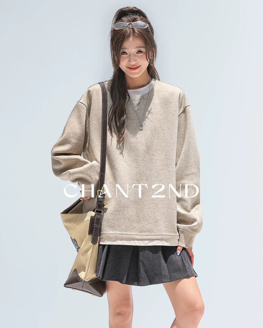 Heather Crew Sweatshirt