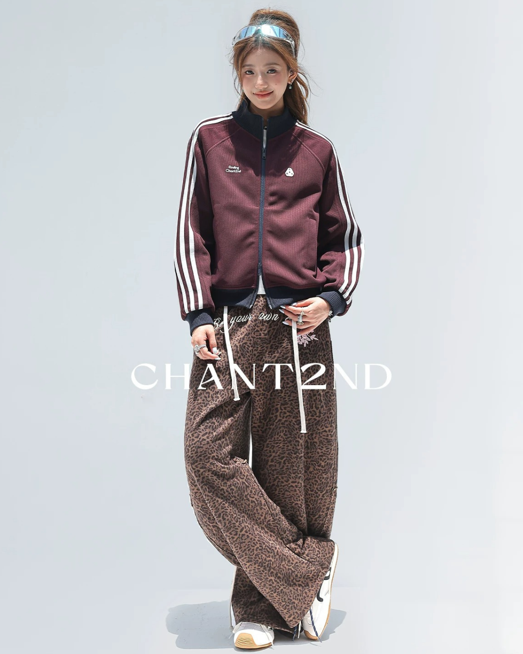 Waffle Stripe Track Jacket