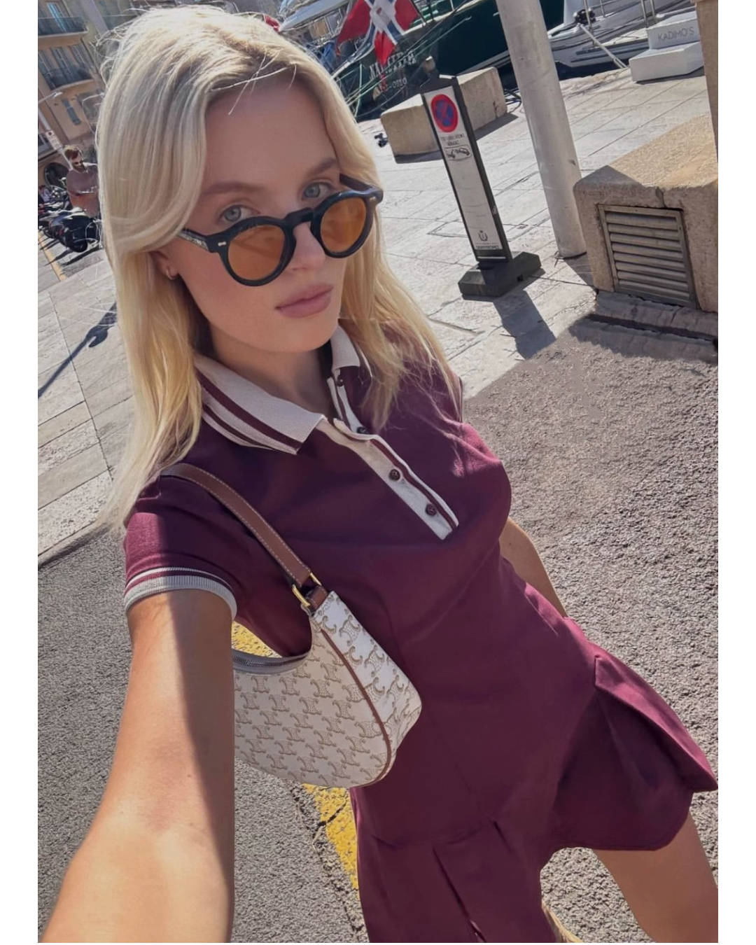 Retro Sporty Polo One Piece