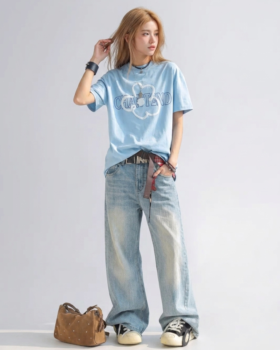 Bloom Outline Logo Tee