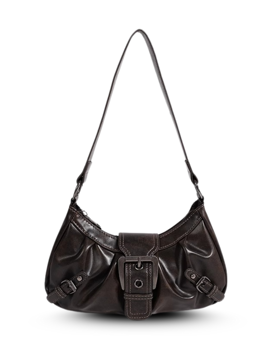 Vegan Leather Belt Handbag